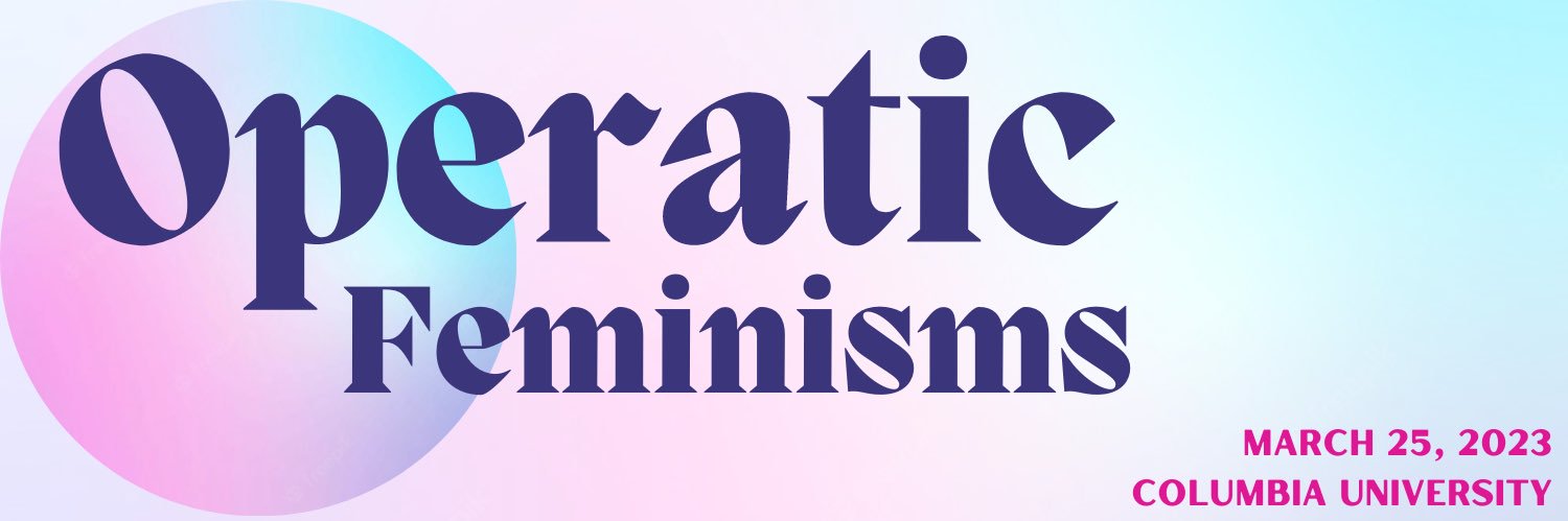 Operatic Feminisms banner