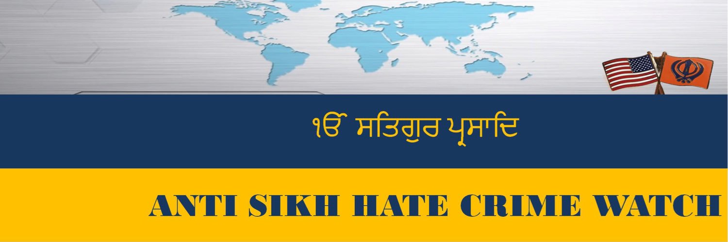 Anti Sikh Hate Crime Watch's banner