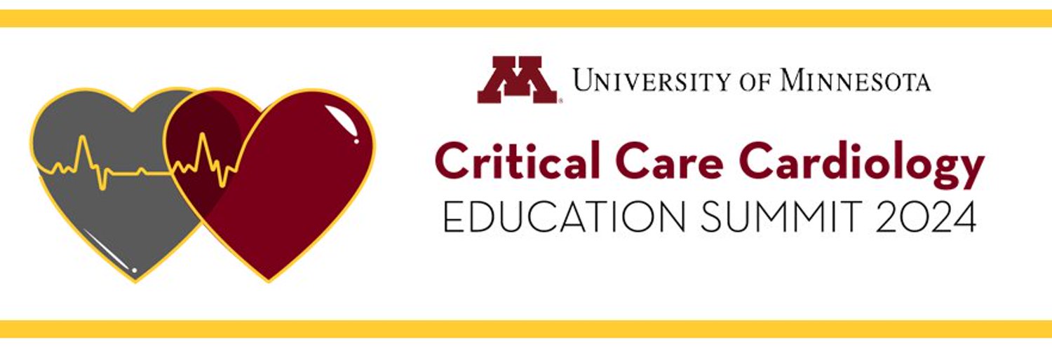 UMN Critical Care Cardiology Education Summit Profile Banner