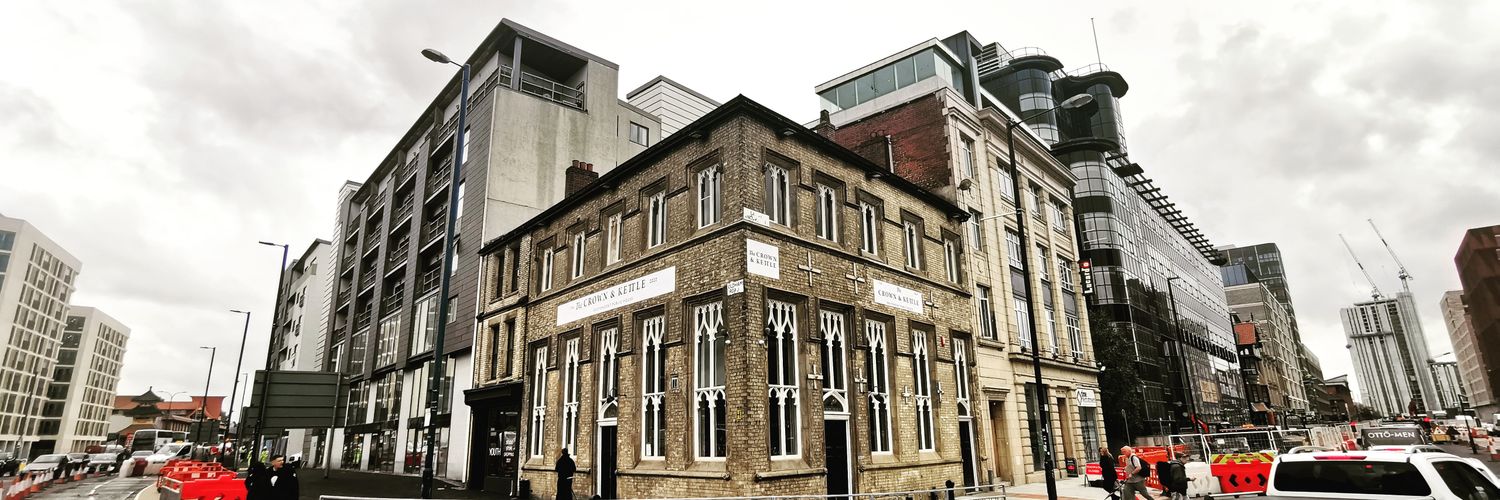 The Crown and Kettle banner