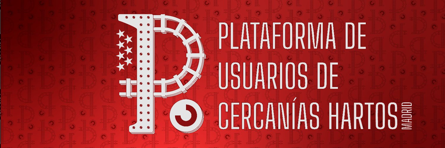 Plataforma de Usuarios de Cercanías Hartos's banner