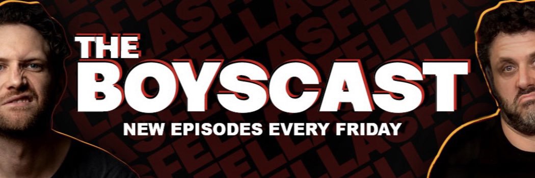 The Boyscast's banner