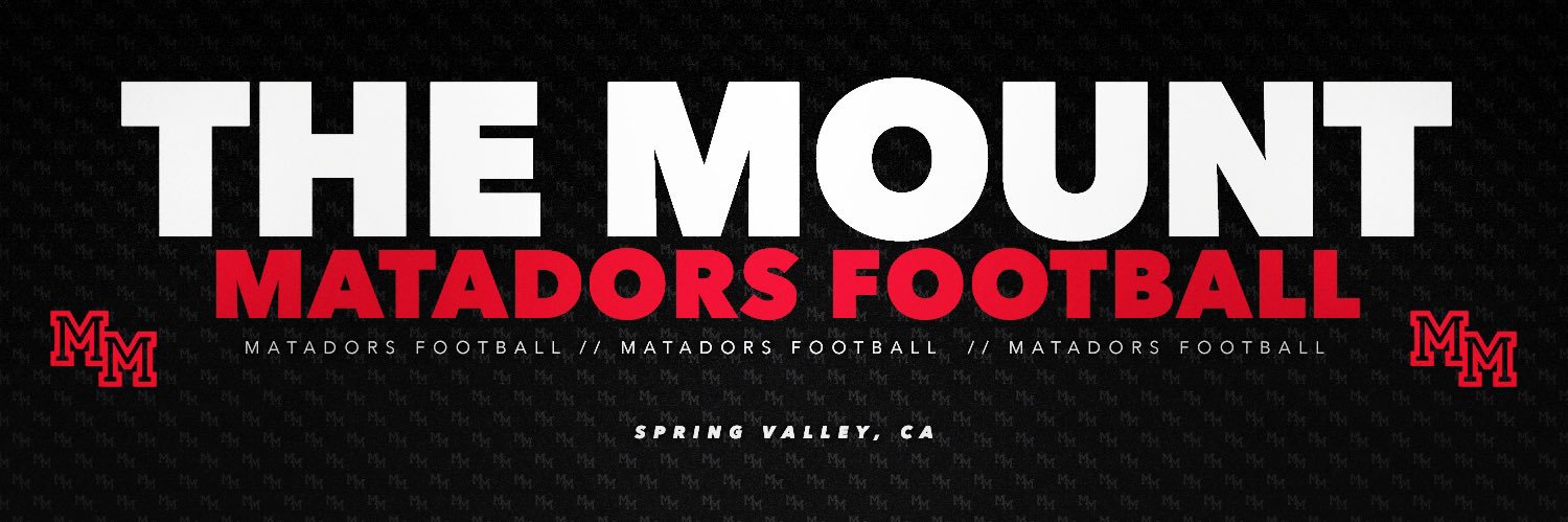Mount Miguel Football's banner