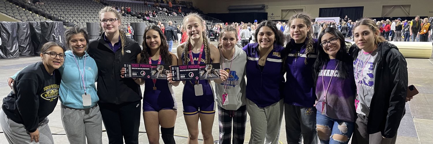 Lady Monarch Wrestling banner