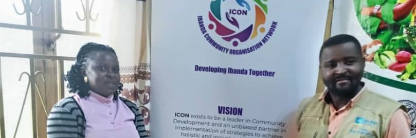 Ibanda Community Organization Network (ICON) banner