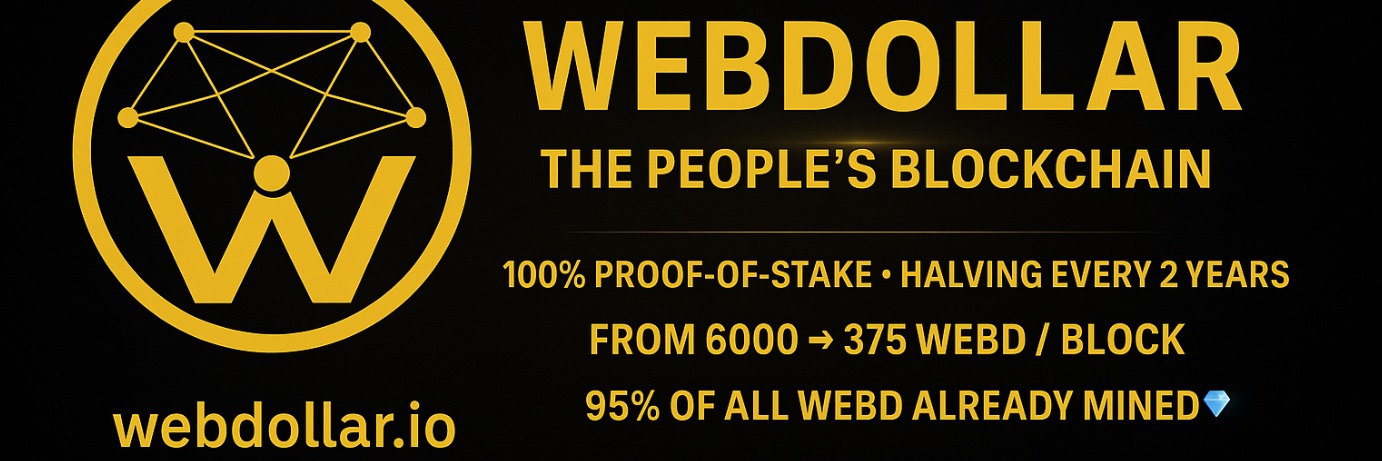 @WebdollarFans banner