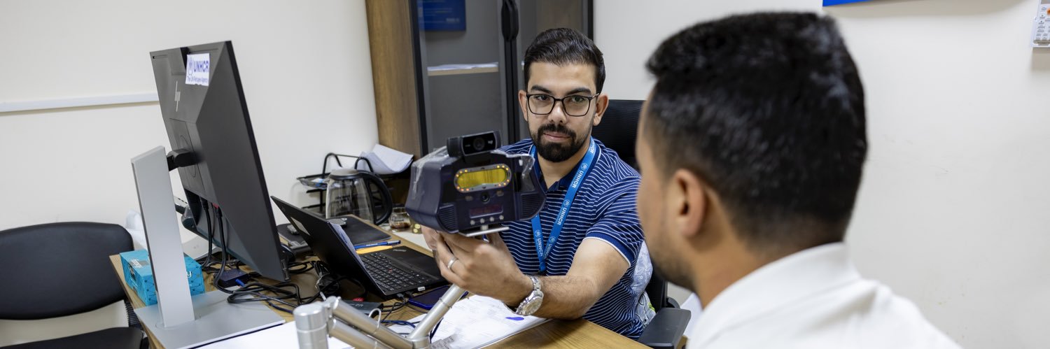 UNHCR Iraq's banner