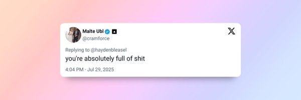 haydenbleasel Profile Banner