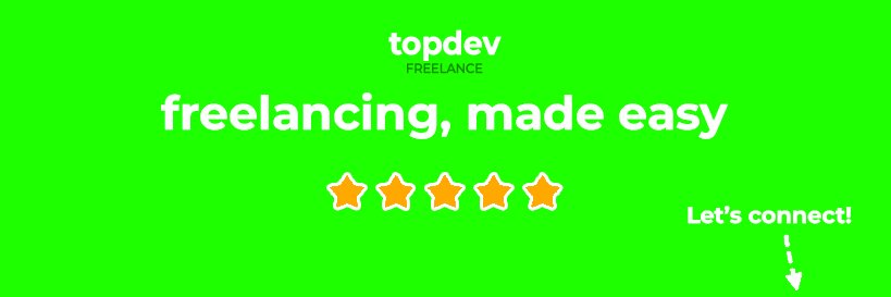 Alex TopDev | $400K Top 1% Upwork freelancer banner