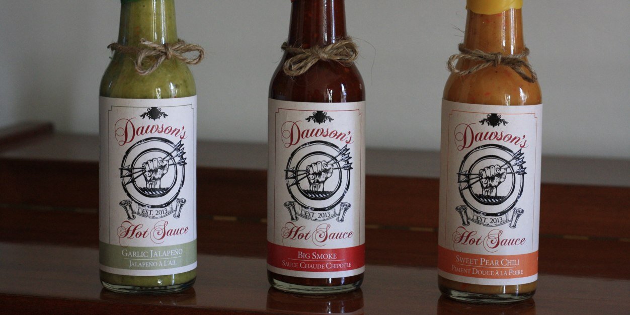 Dawson's Hot Sauce banner