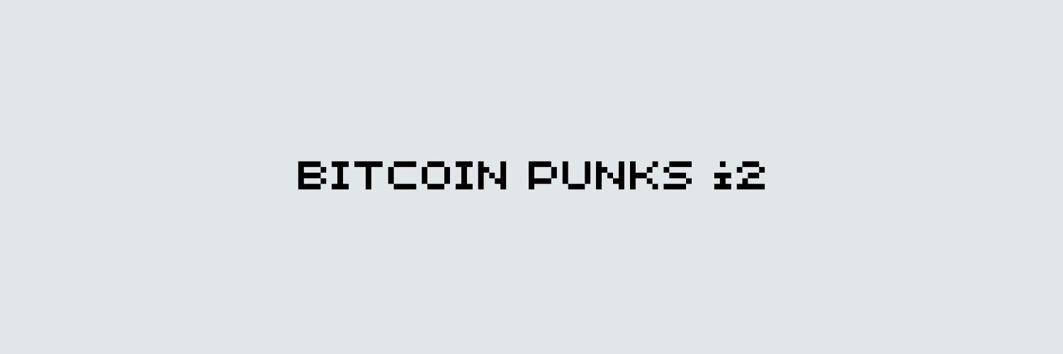 Bitcoin Punks i2 banner