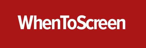 WhenToScreen Profile Banner