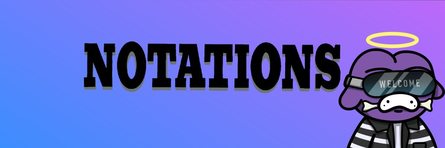 Notations 🧬 banner