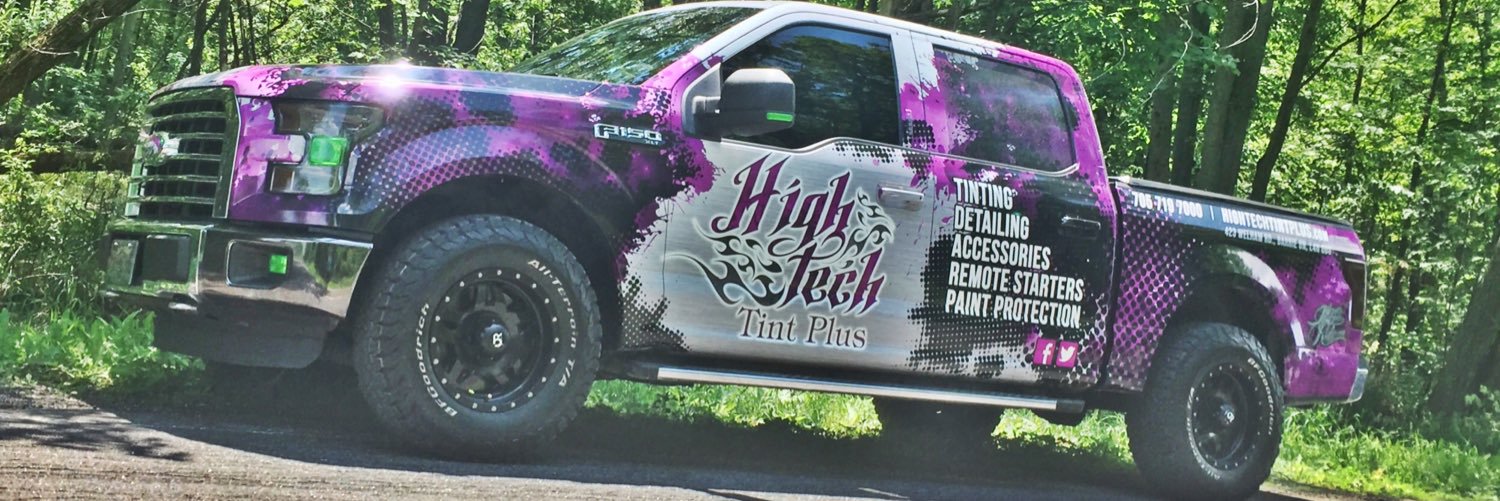 High Tech Tint Plus banner