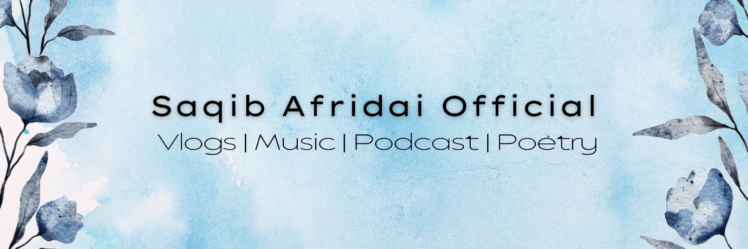 saqibafridai's profile banner image