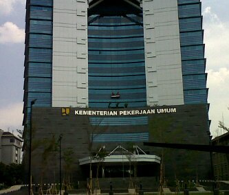 Kementrian PU banner