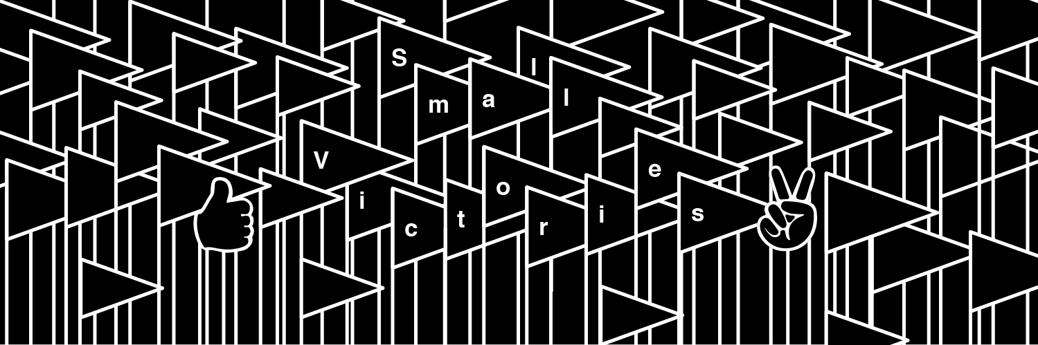 Small Victories banner