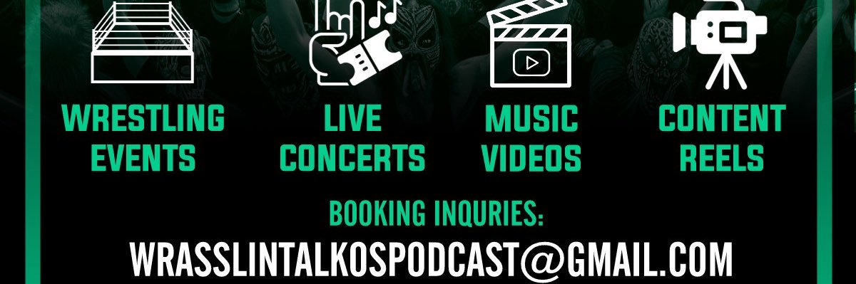 Wrasslin’ Talkos banner