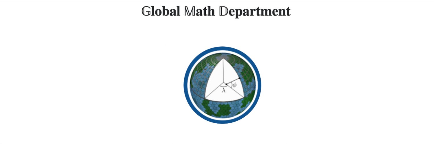 Global Math Department 🌍🌎🌏🧮 banner