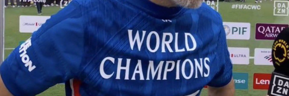 Chelsea World Champions 2025/29's banner