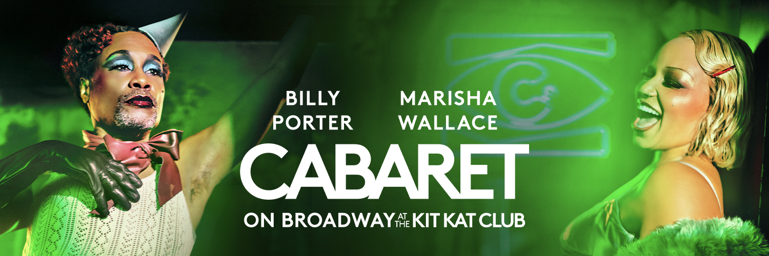 Cabaret at the Kit Kat Club (New York)'s banner
