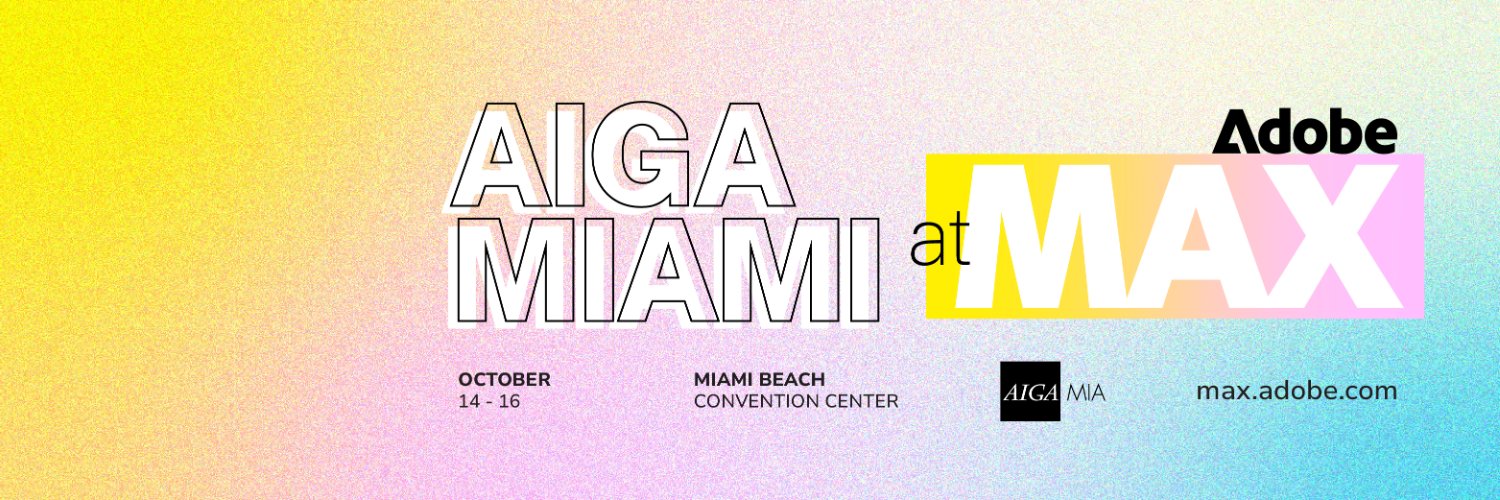 AIGA Miami banner