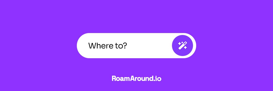 Roam Around banner