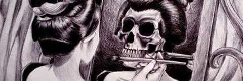 INSIDE OF THE MIRROR banner