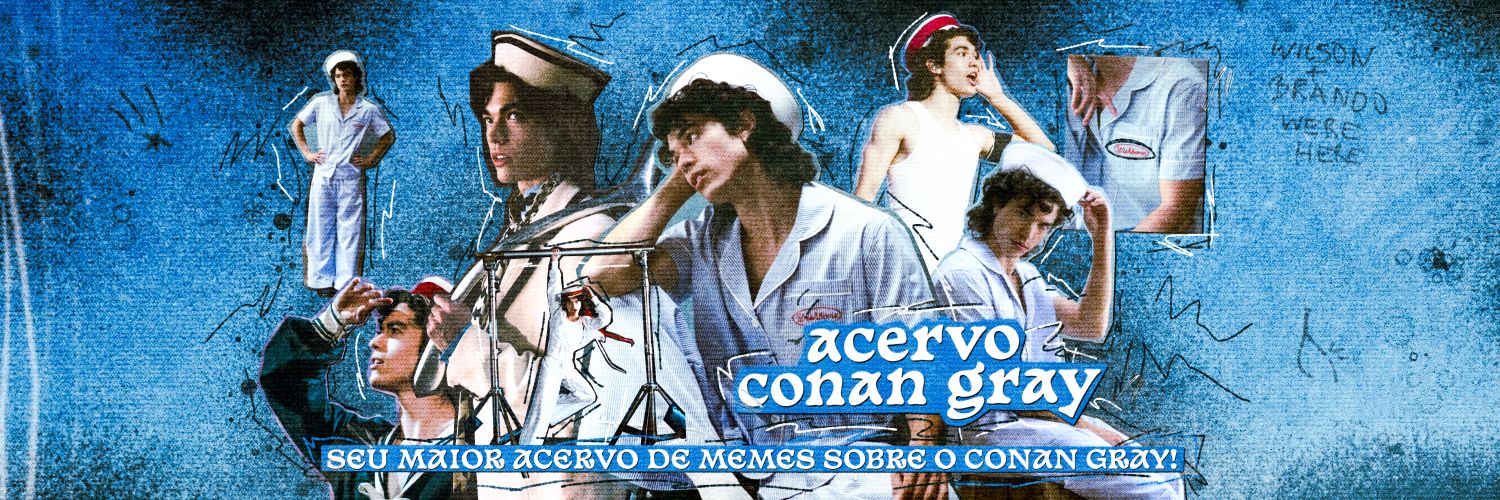 acervo conan gray banner
