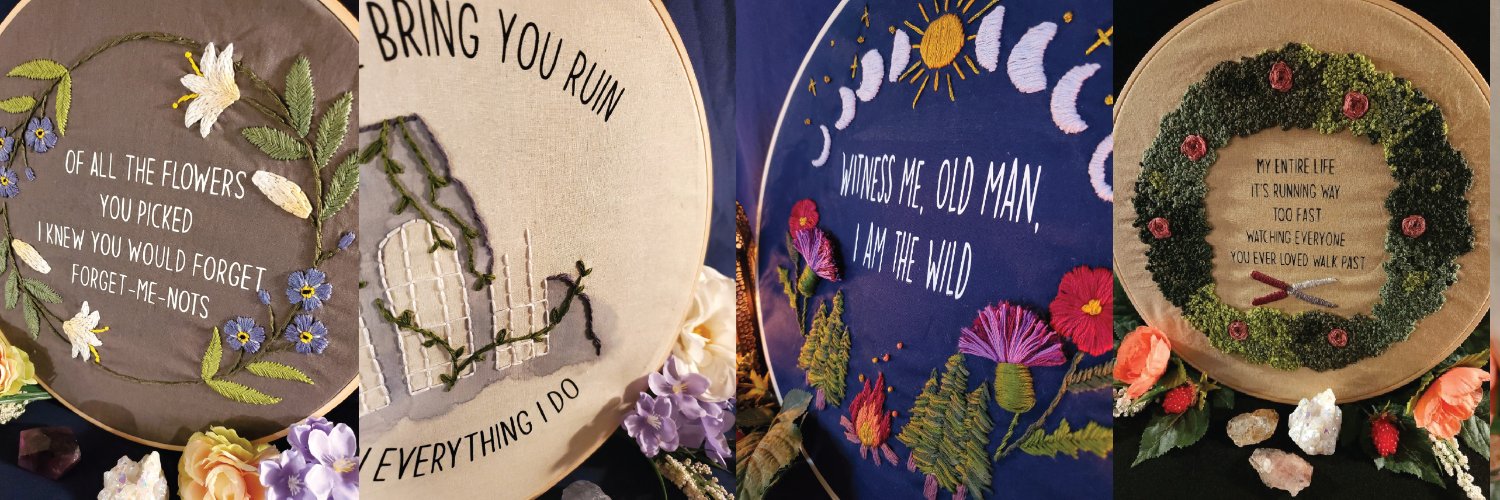 Unwoven Trying Desperately to Sew banner