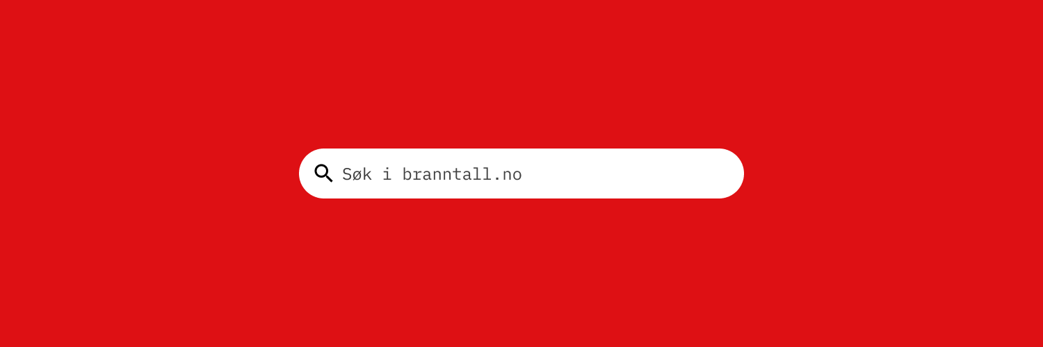 Branntall banner