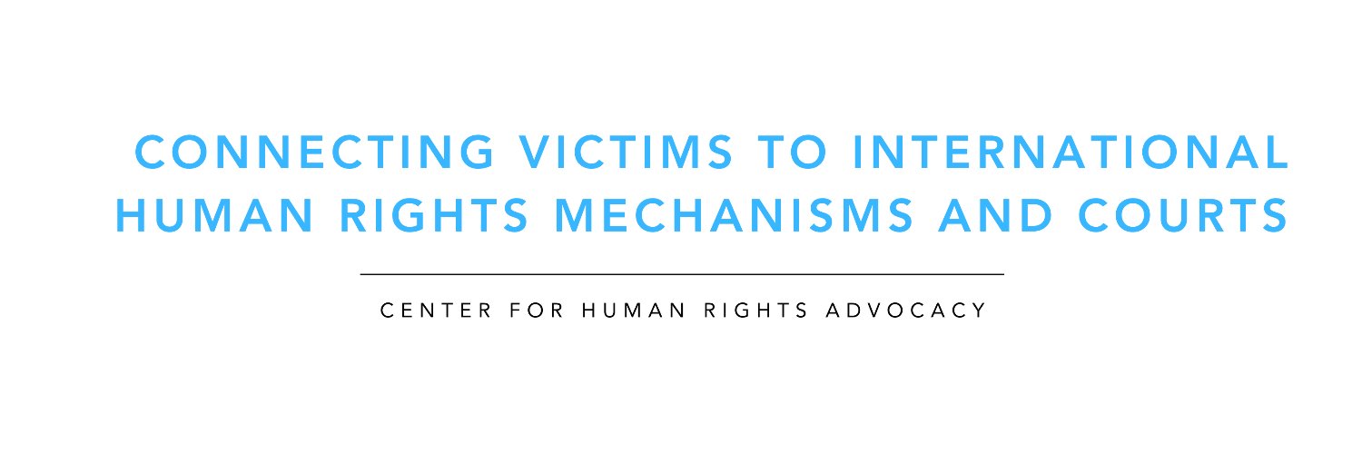 Center for Human Rights Advocacy's banner