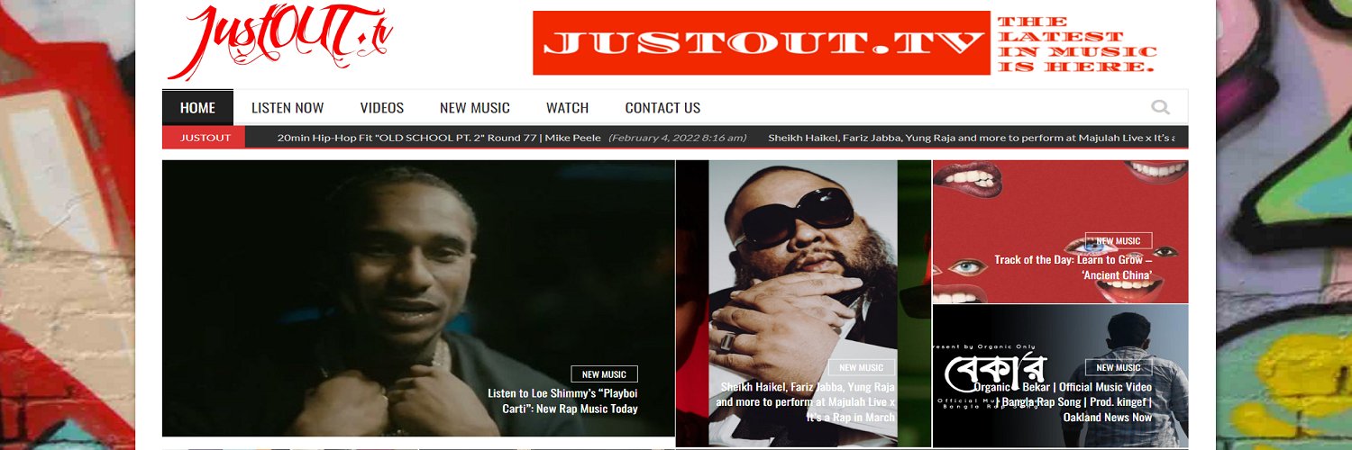 JustOUT.tv banner