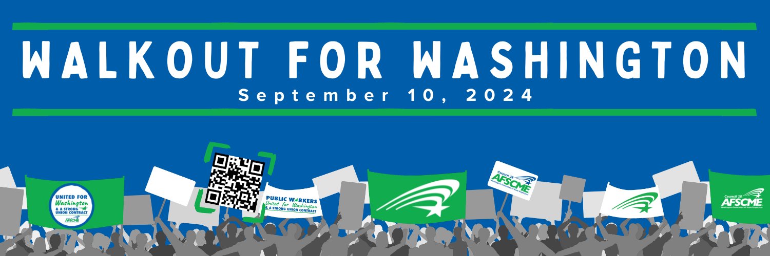 AFSCME Council 28 (WFSE) banner