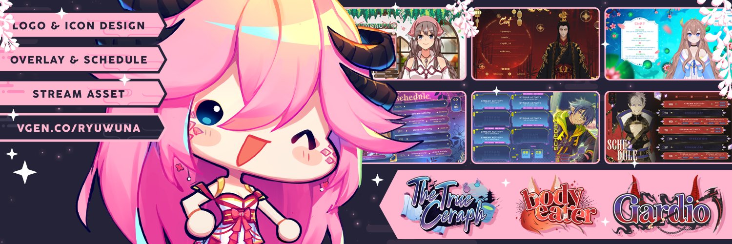 Ryuuna · · ✧ Stream Artist 🌸🐲's banner