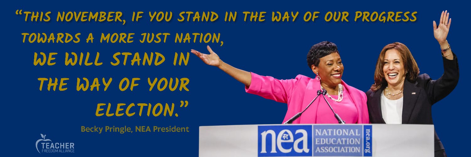 Teacher Freedom Alliance's banner