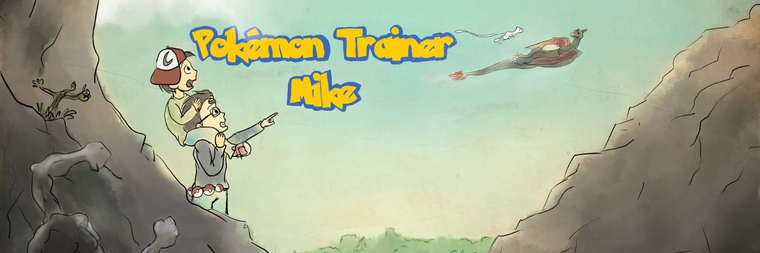 Pokémon Trainer Mike's banner