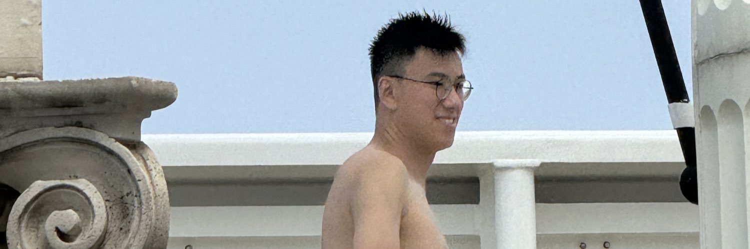 glasses man banner