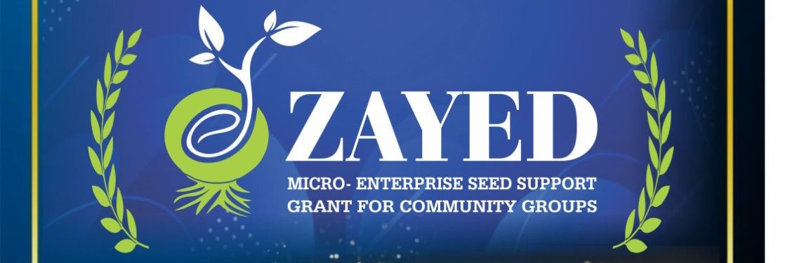 Zayed Microenterprise Seed support Grant banner