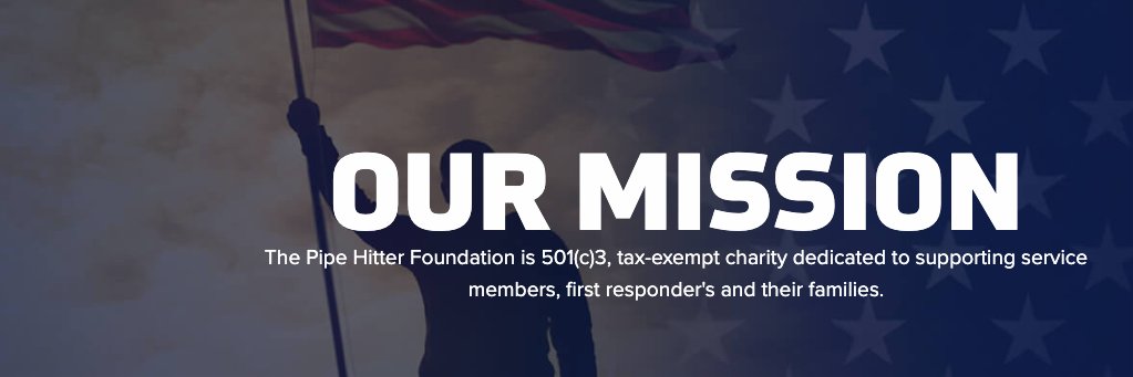 Pipe Hitter Foundation's banner