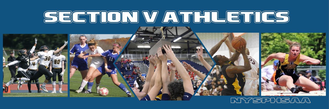 Section V Flag Football banner