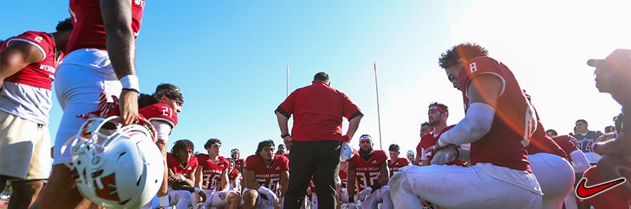 WOU Football's banner
