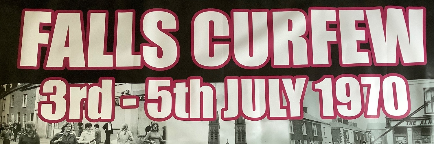 The Falls Curfew's banner
