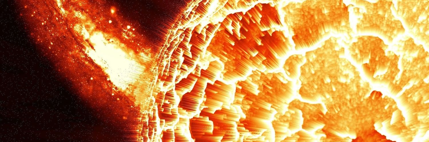 Prophet heiliger nuklearer Endzeitsonnengott banner