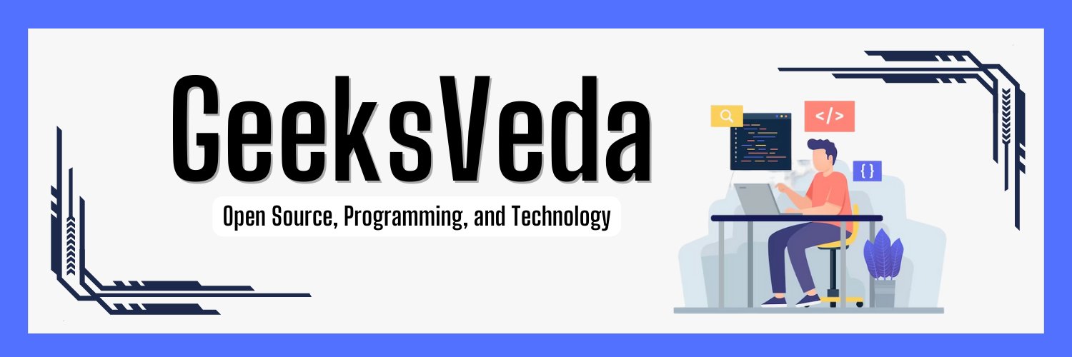 GeeksVeda's profile banner image