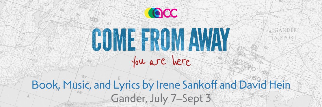 Come From Away Gander banner