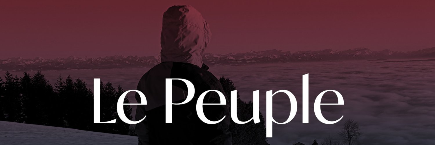 Le Peuple banner