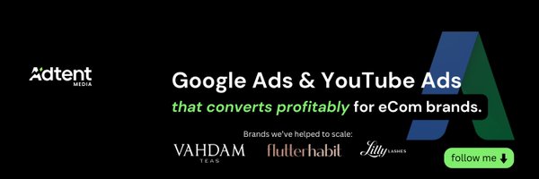 Shimon | Google Ads for eCom Brands Profile Banner