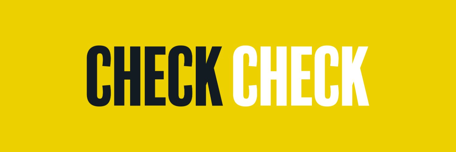 Check Check banner