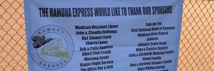 Ramona Express banner